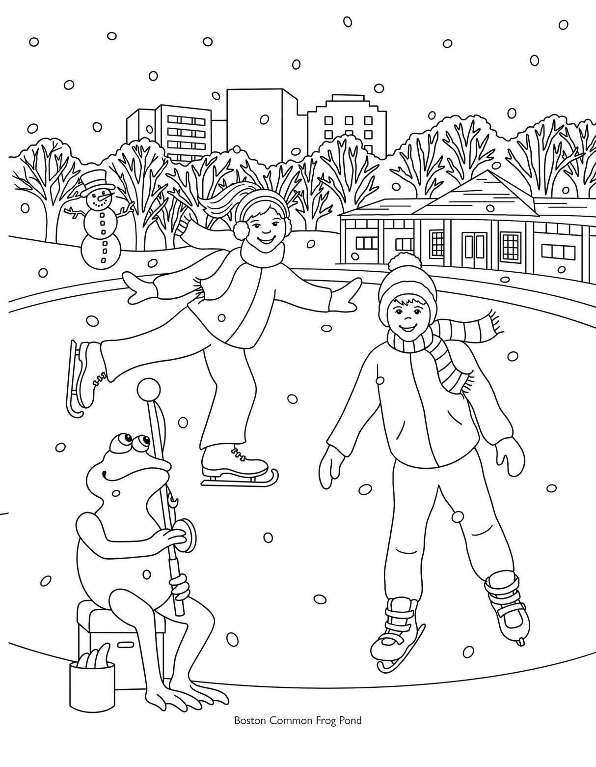 Color Me In Boston: A Coloring Book For All Ages