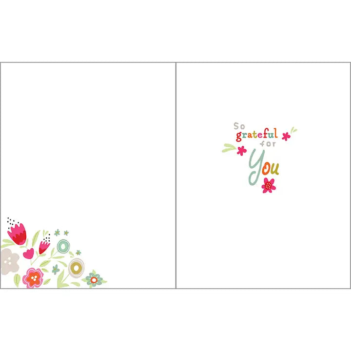 Thank You Greeting Card - Amazing Flora