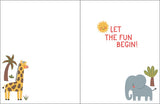 Birthday Greeting Card - Cute Jungle Animals-Kids