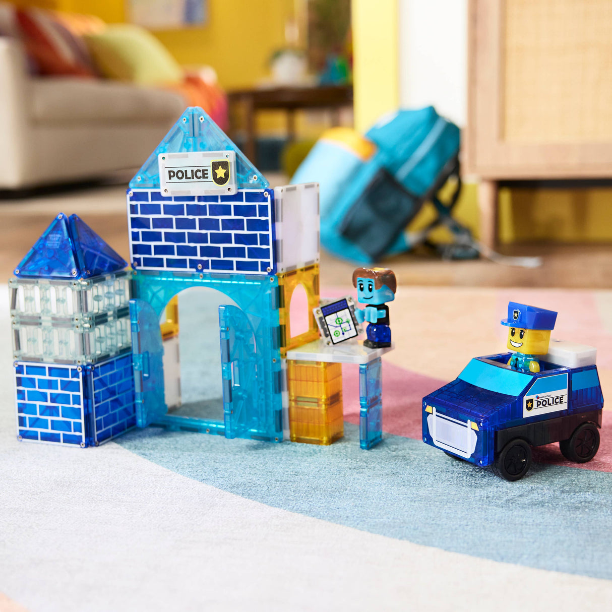 Magna-Tiles Police Station 35-Piece Set