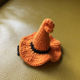 Colorful Princess Crochet Hat Hair Clip Handmade Hair Accessory