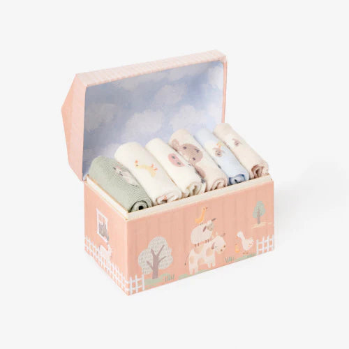 On the Farm Non Slip Baby Socks