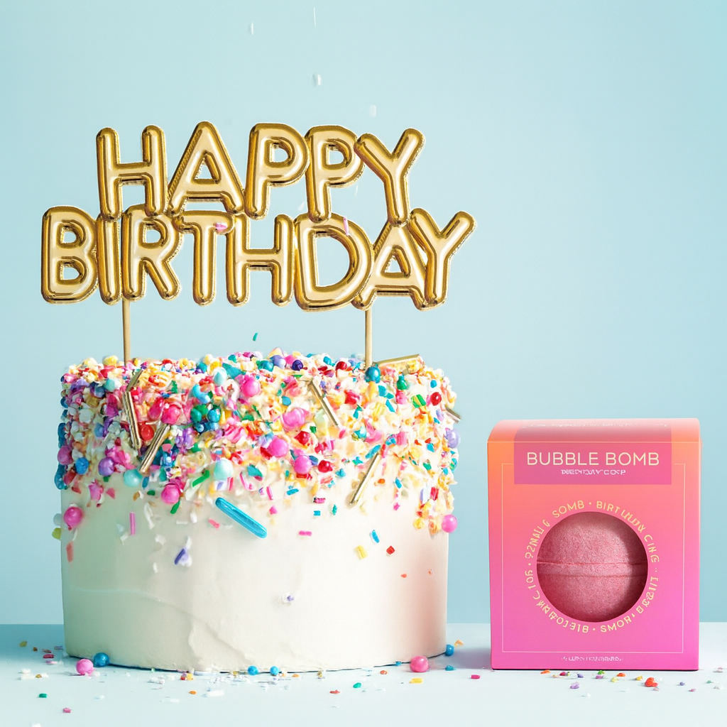 1 Pack Birthday Cake Bath Bomb