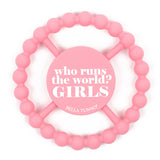 Who Runs the World Happy Teether