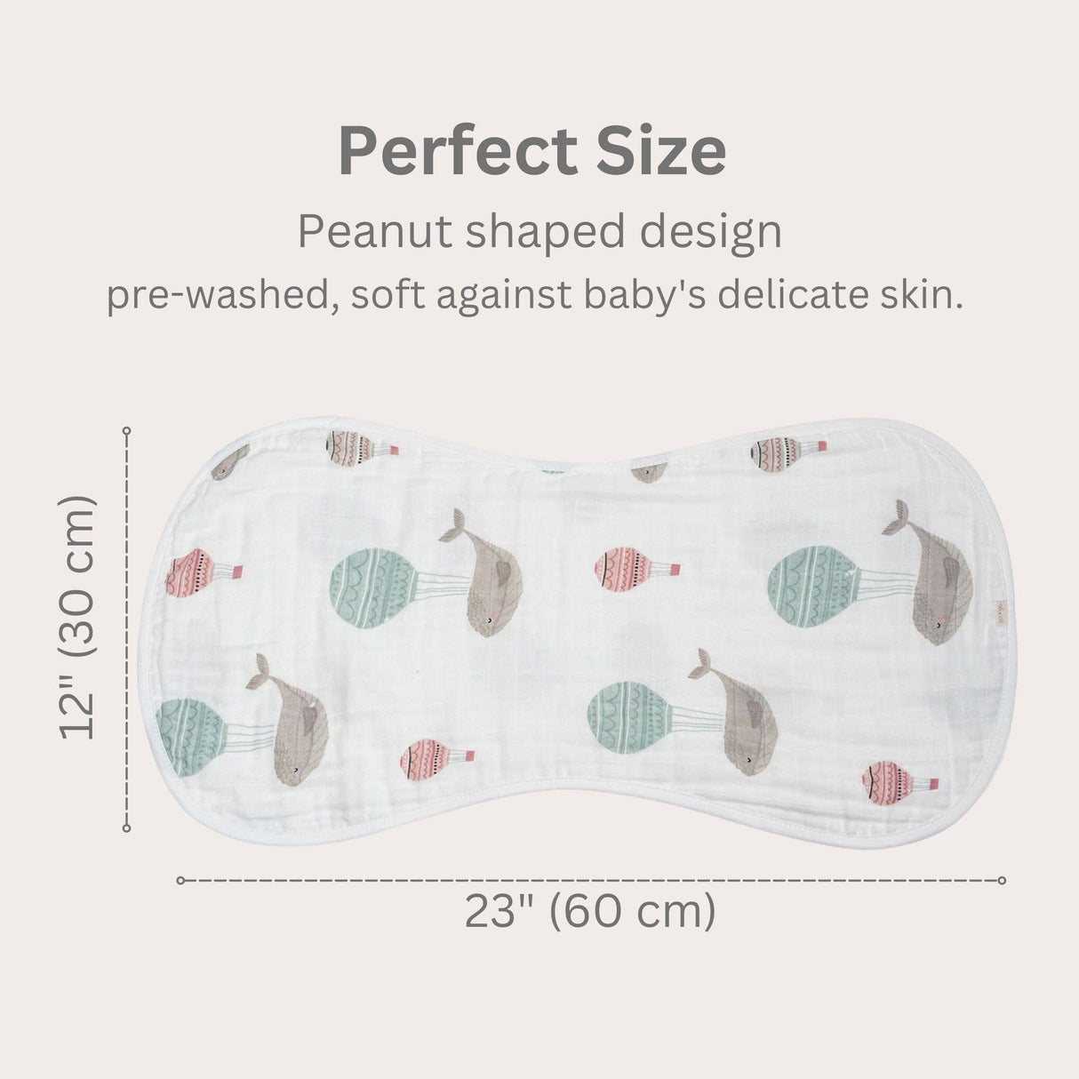 Bamboo Muslin Burp Cloth Set 2-Pack