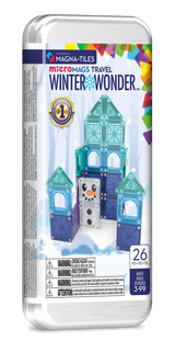 Magna-Tiles Winter Wonder 26-Piece Travel Set