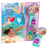 Disney Princess: Moana, Rapunzel, and Ariel Movie Theater Storybook & Movie Projector by