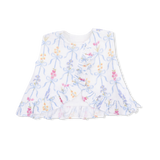 Ribbon Bouquets - Ruffle Back Top and Bloomer