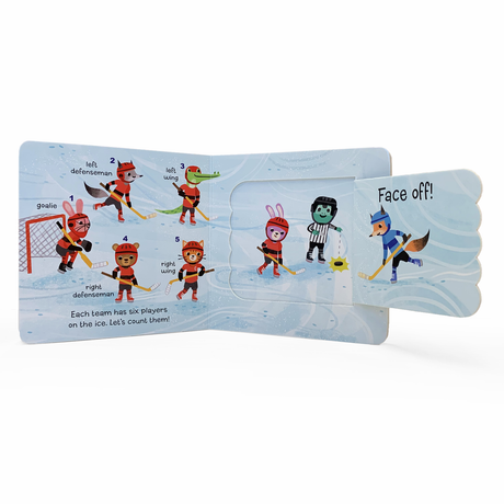 Let's Play Hockey Lift-a-Flap Sports Board Book