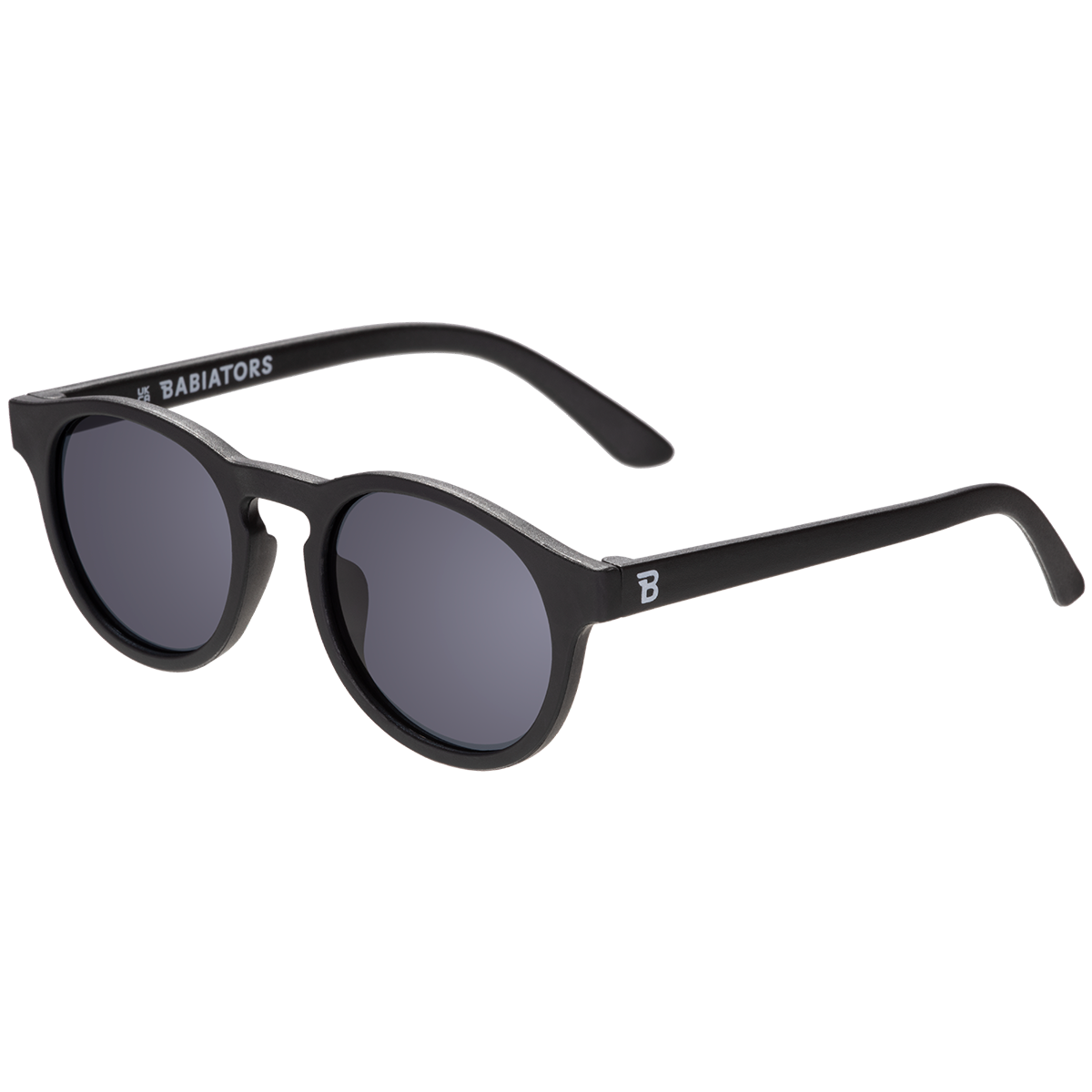 Jet Black Keyhole Baby and Kid Sunglasses