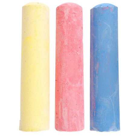 3PC JUMBO SIDEWALK CHALK 4" LLB kids toys