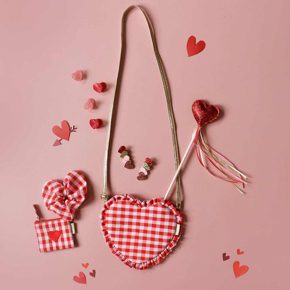 Sweetheart Sparkle Bar Clips