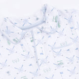 Golf Trellis Blue - Polo with Casual Short
