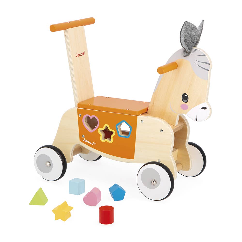 Farm | Ride-On | Donkey with Shape Sorter