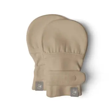 Stay On Baby Mitts - Sandstone