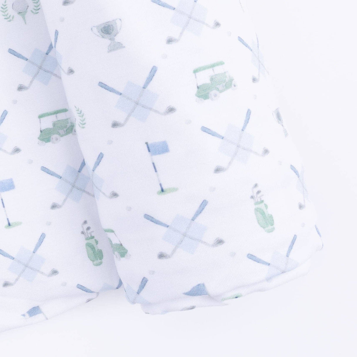 Golf Trellis Blue - Swaddle Blanket
