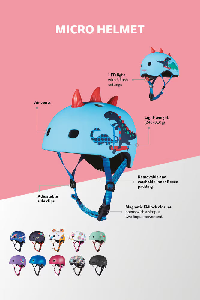 Micro Helmet Monsters 3D