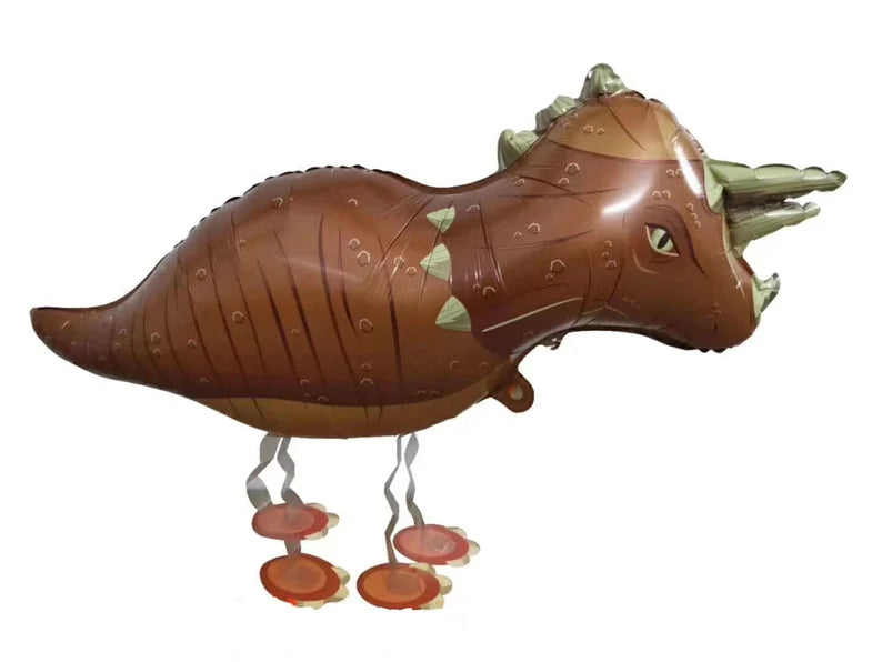 Triceratops Walking Dinosaur Balloon Animal