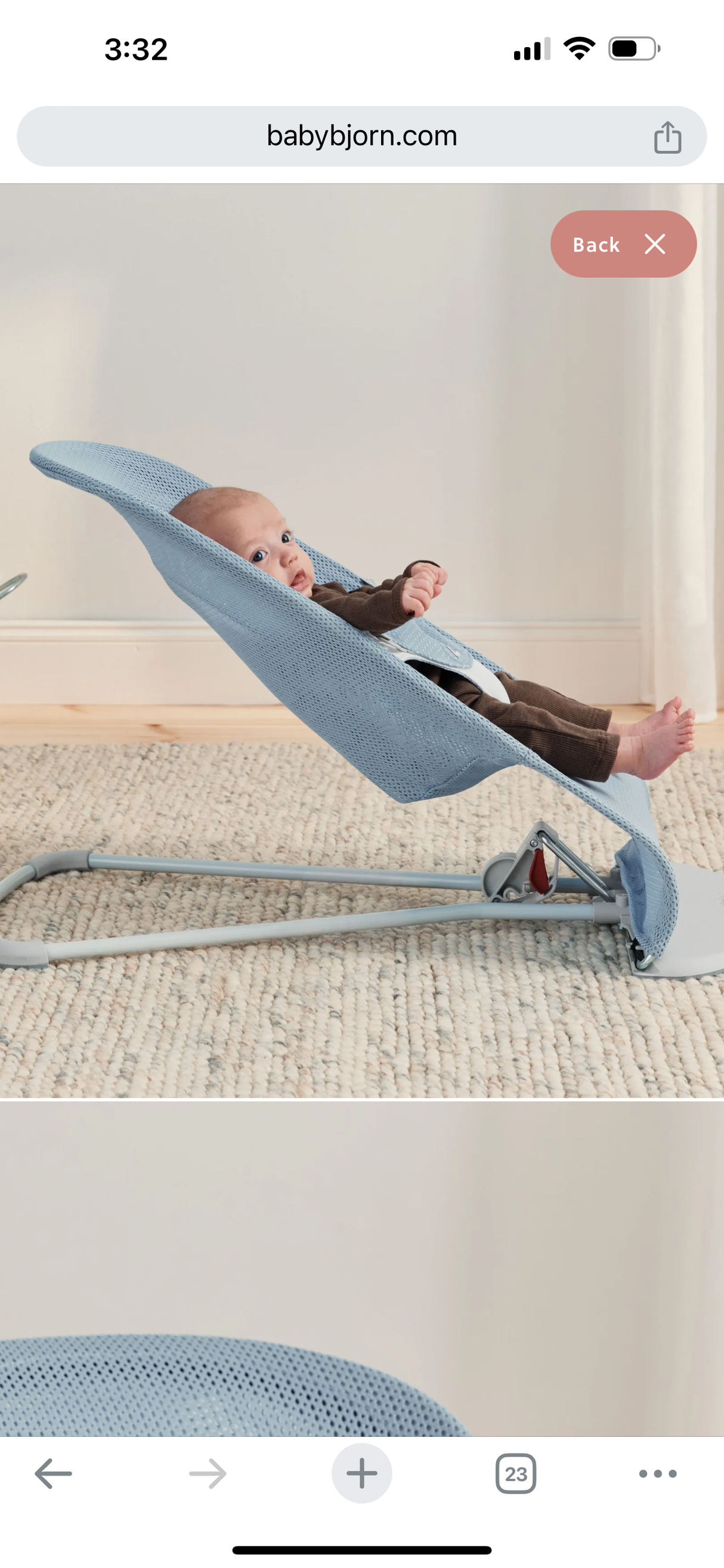 Baby Bjorn Bouncer Balance Soft Mesh