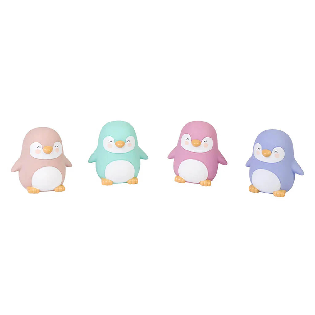 "Penguins Party" Bath Toys (set of 4)