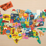 Map of the U.S.A. Geography Puzzle