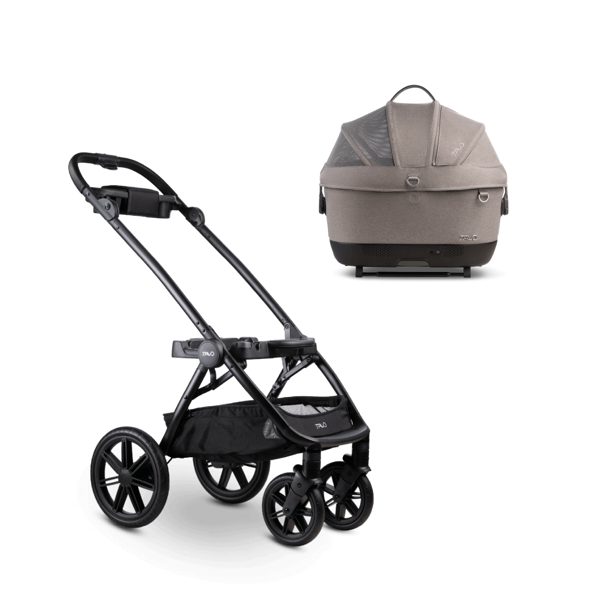 Maeve iso Wind + Roscoe Trek Travel System - complete system