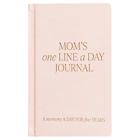 High-quality leather one line a day journal for mom, perfect Mother's Day gift