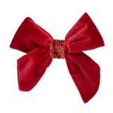 Girls Holiday Clip Bow