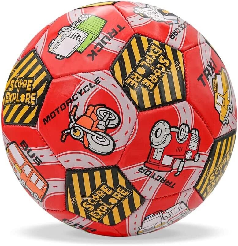 Score N' Explore Children's Learning Size 3 Soccer Ball