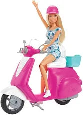 Barbie Doll and Scooter
