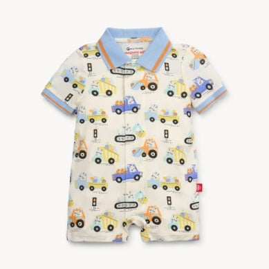 Delivered W/ Hare Modal Short Sleeve Romper