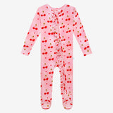 Footie Ruffled Zippered One Piece