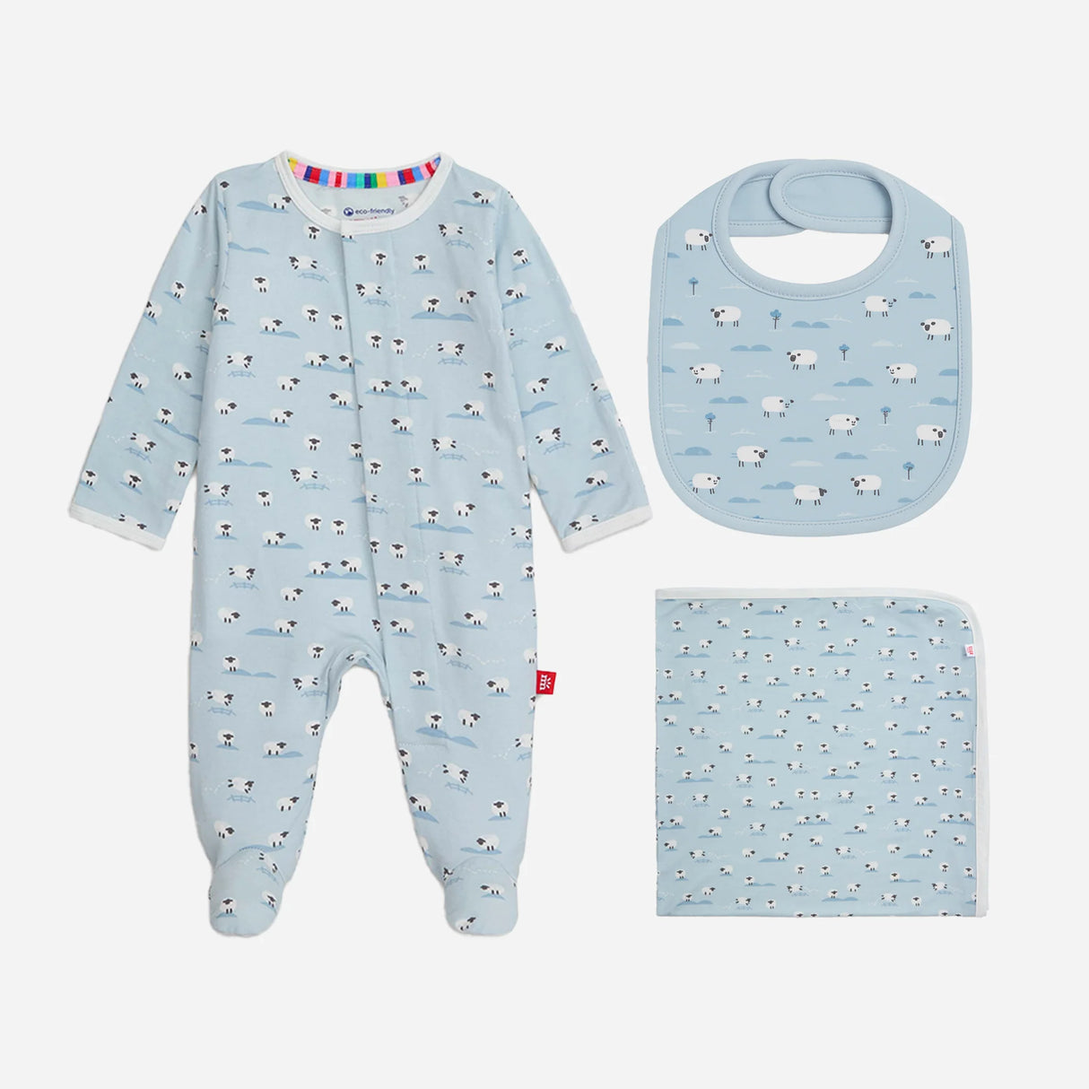 Baa Baa Baby Blue Modal 3pc Gift Set