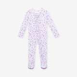 Footie Ruffled Zippered One Piece