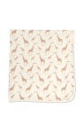 CREAM JOLIE GIRAFFE ORG CTN SWD BLNKT