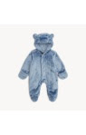 WINTER SKY MINKY BEAR FOOTIE