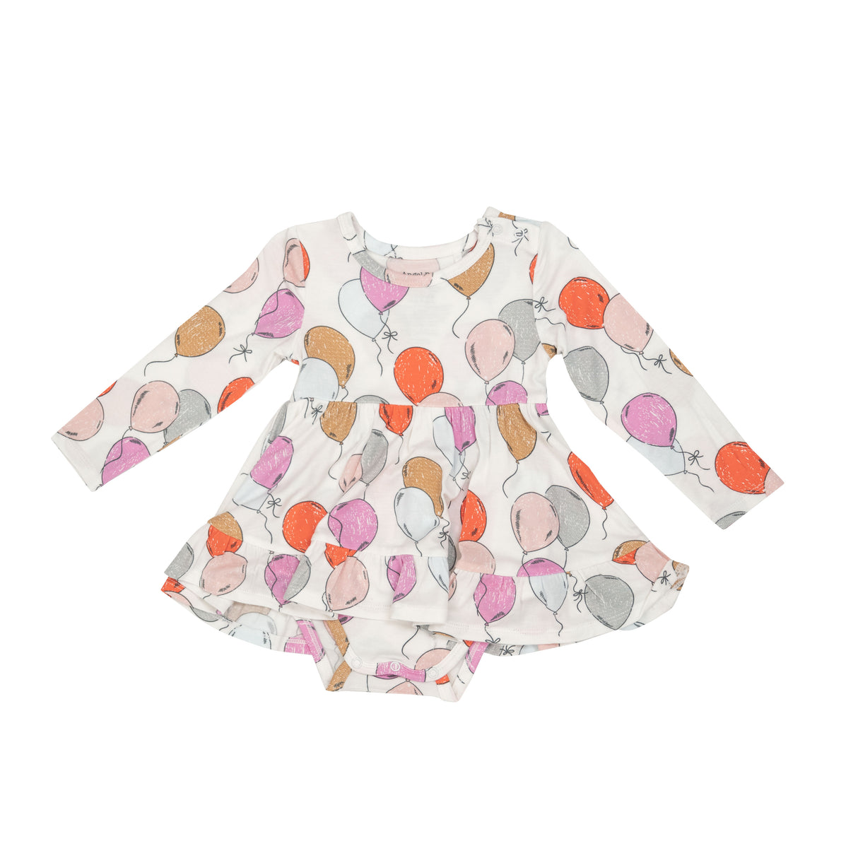 Angel Dear Twirly Bodysuit Dress Balloons