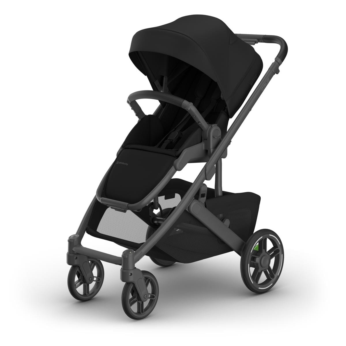 UPPAbaby Cruz V3 Stroller - James (Black | Carbon Frame | Black Leather)