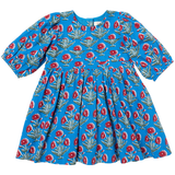 Pink Chicken Evelyn Blue Dandelion Dress