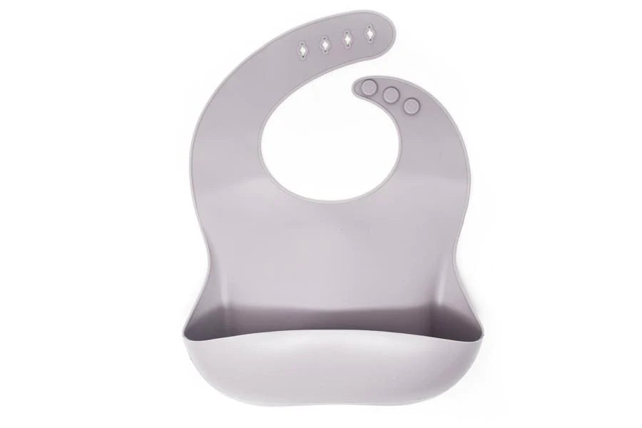 The Dearest Grey BIB | Lilac