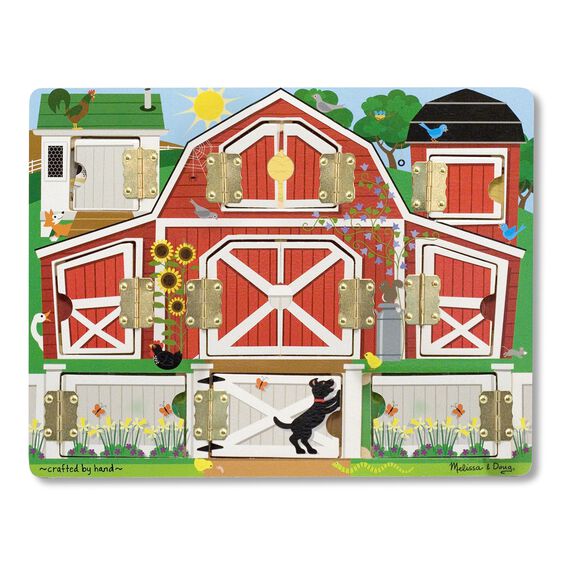 Wooden Magnetic Hide and Seek Farm