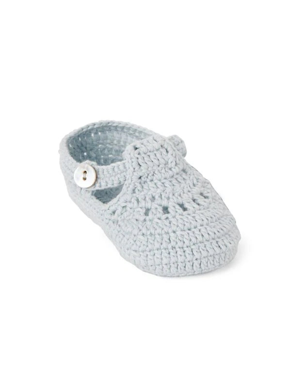 Elegant Baby Knit Booties (0-12m)