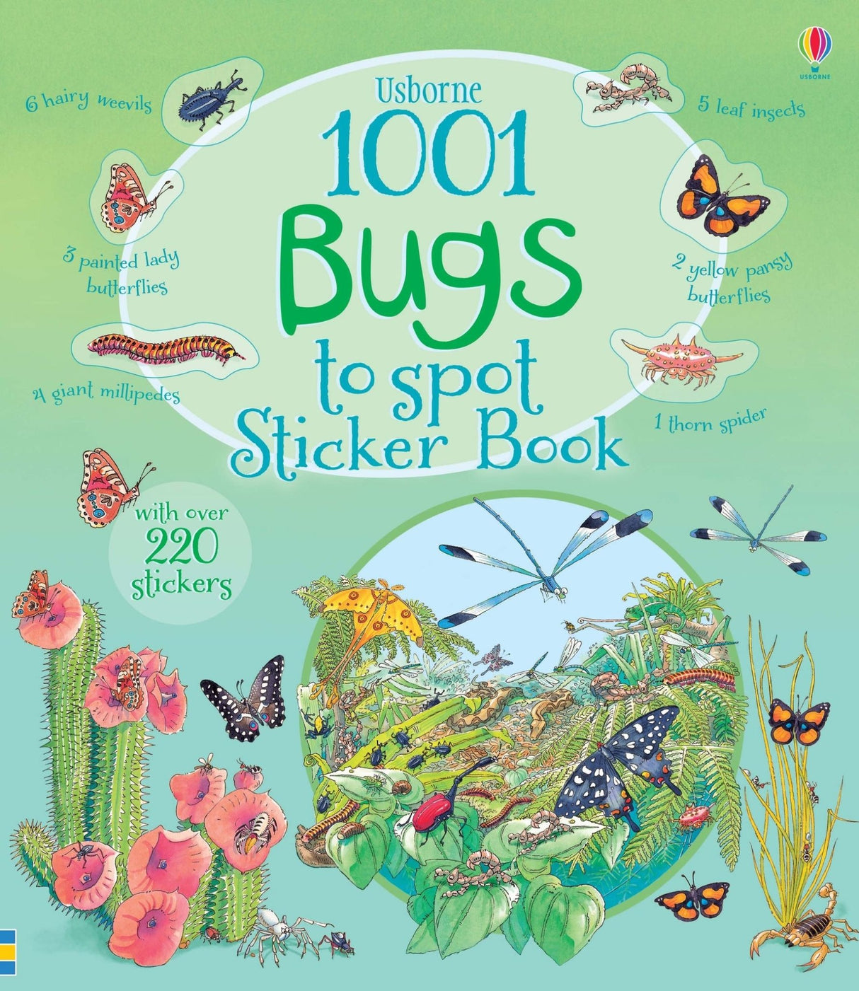 1001 Bugs to Spot Sticker Book - Tadpole