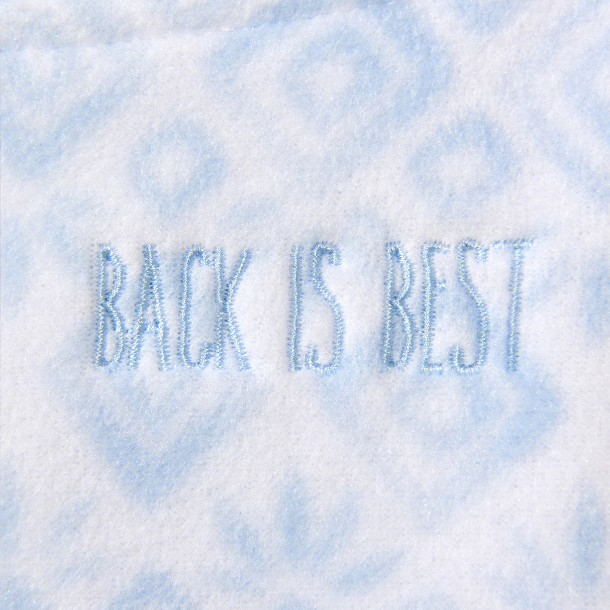 Halo SleepSack Swaddle Fleece Diamonds & Leaves Blue - Tadpole