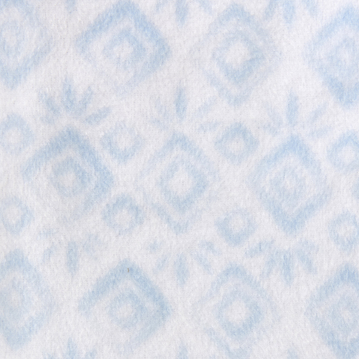 Halo SleepSack Swaddle Fleece Diamonds & Leaves Blue - Tadpole