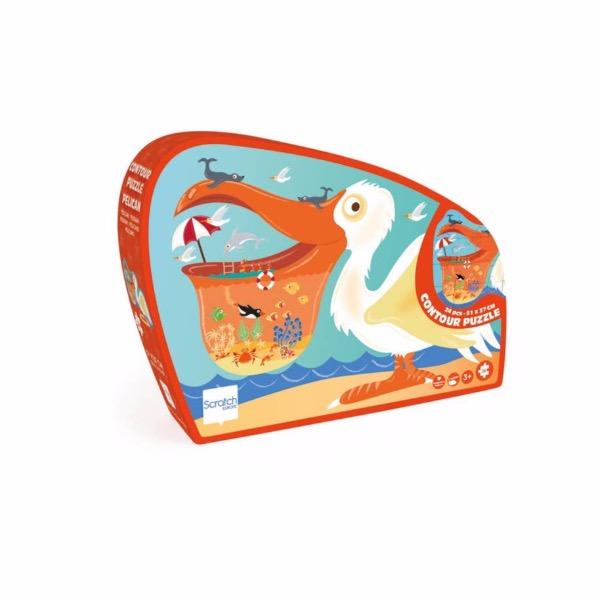 24 Piece Pelican Contour Puzzle - Tadpole