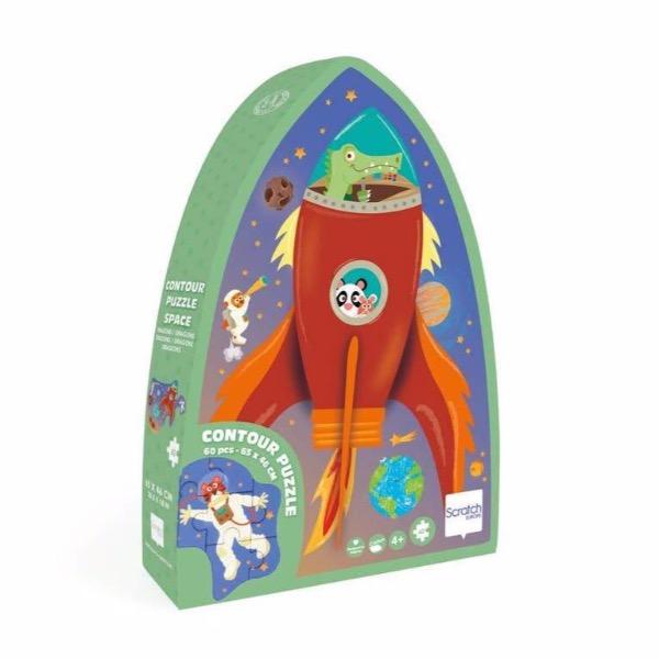 60 Piece Space Contour Puzzle - Tadpole