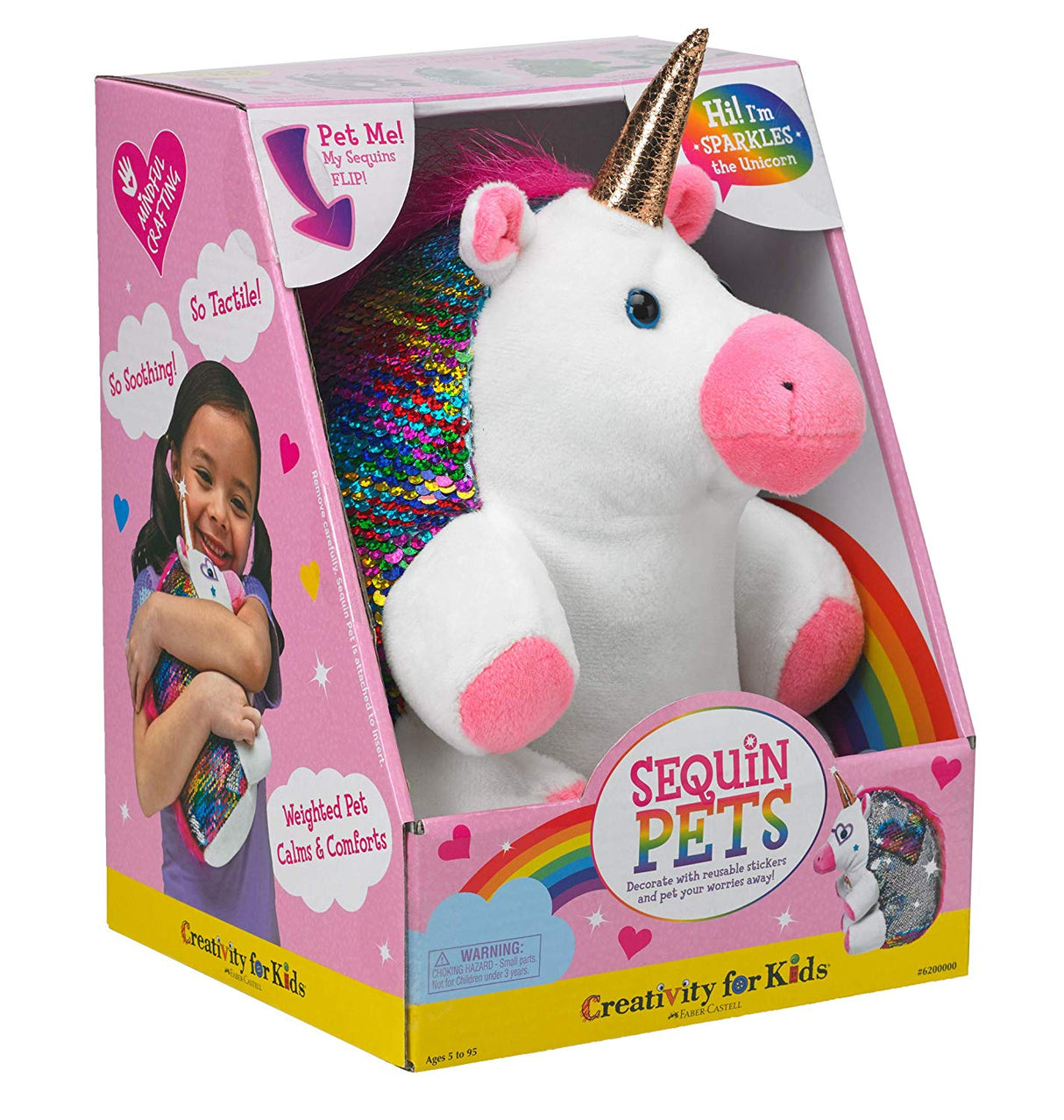Creativity For Kids Sparkle the Unicorn Sequin Pet - Tadpole