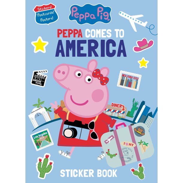 Peppa Comes to America Sticker Book (Peppa Pig)