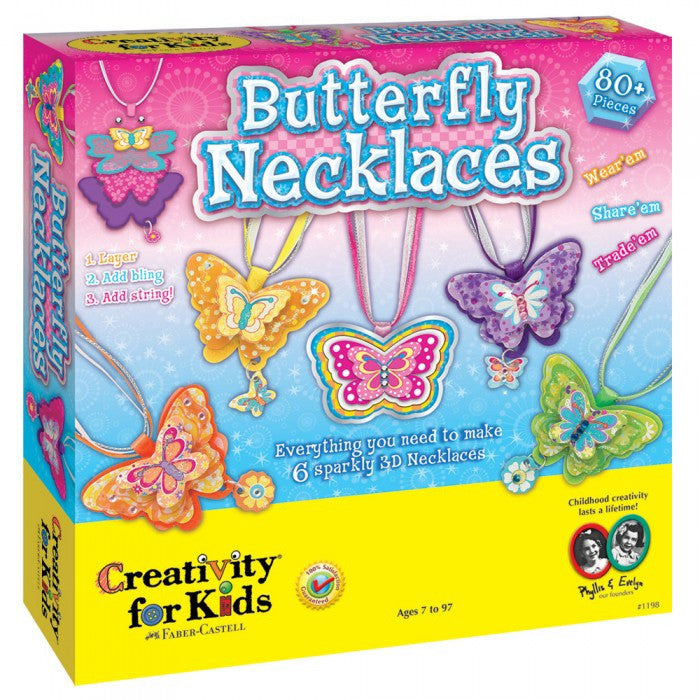Creativity For Kids Butterfly Necklaces